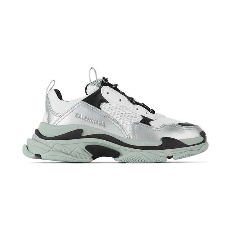 Balenciaga Kids Kids Silver Triple S Sneakers (654251-W2FS5-1250)