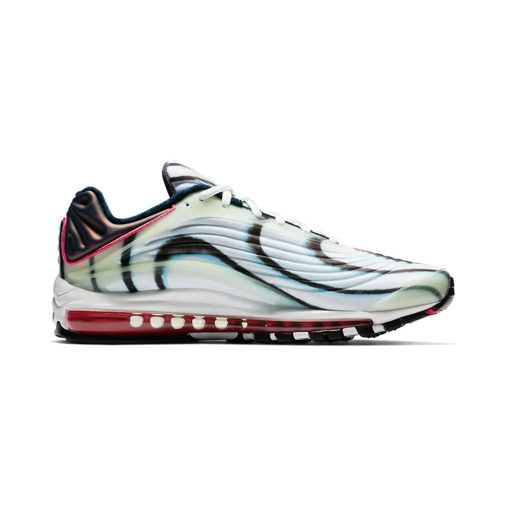 Nike Air Max Deluxe Enamel Green Enamel Green/Metallic Silver-Obsidian-Black-Deadly Pink-Cobalt Tint (AJ7831-301)