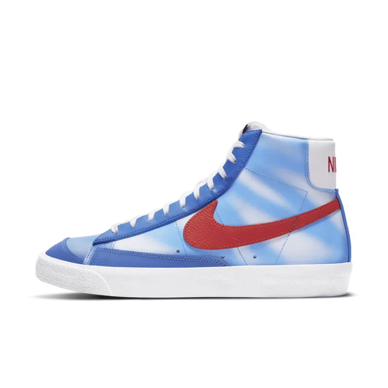 Nike Blazer Mid 77 Pacific Blue Red Pacific Blue/White-University Red (DC1405-400)