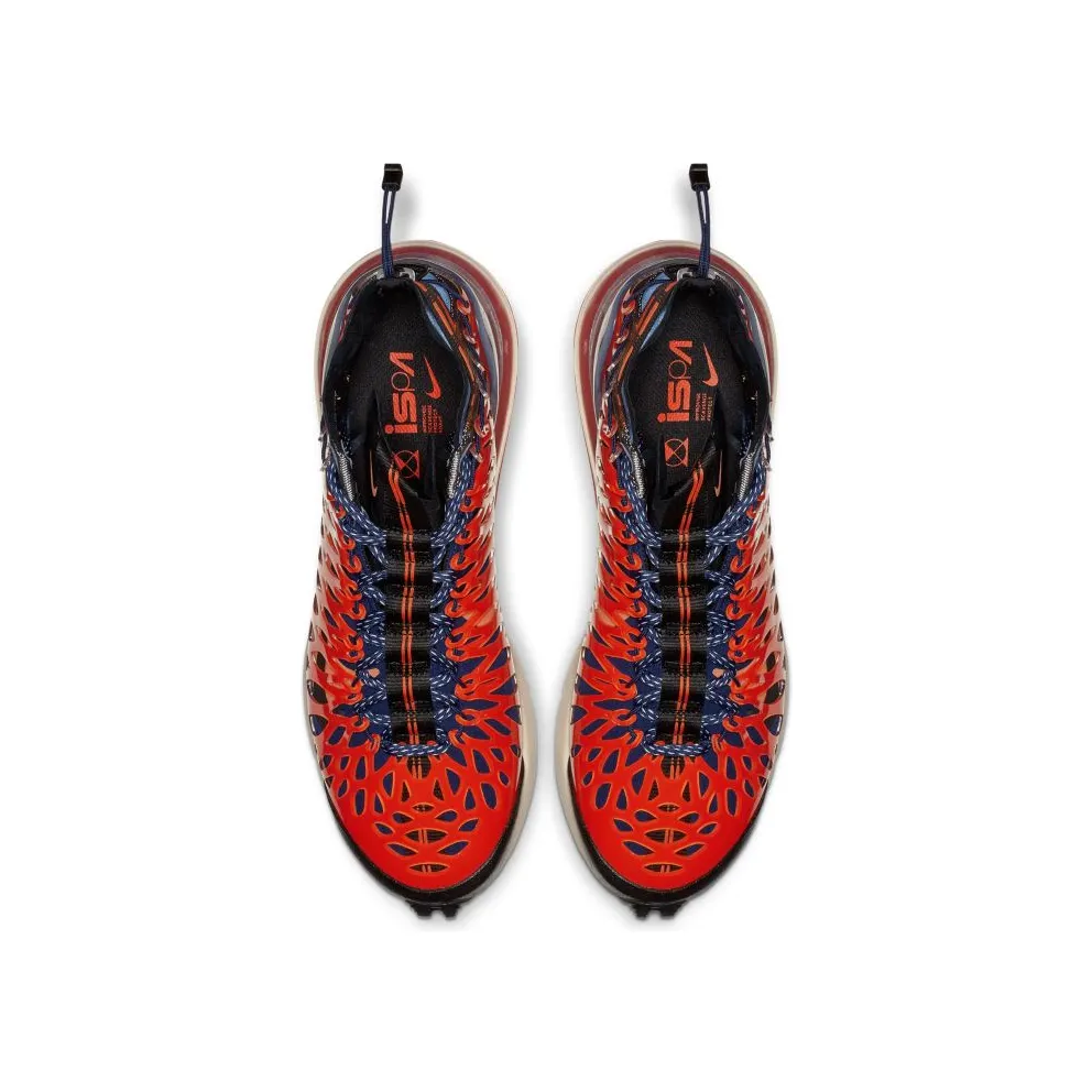 Nike Air Max 270 ISPA Blue Void Terra Orange Blue Void/Black-Terra Orange-Oatmeal (BQ1918-400)