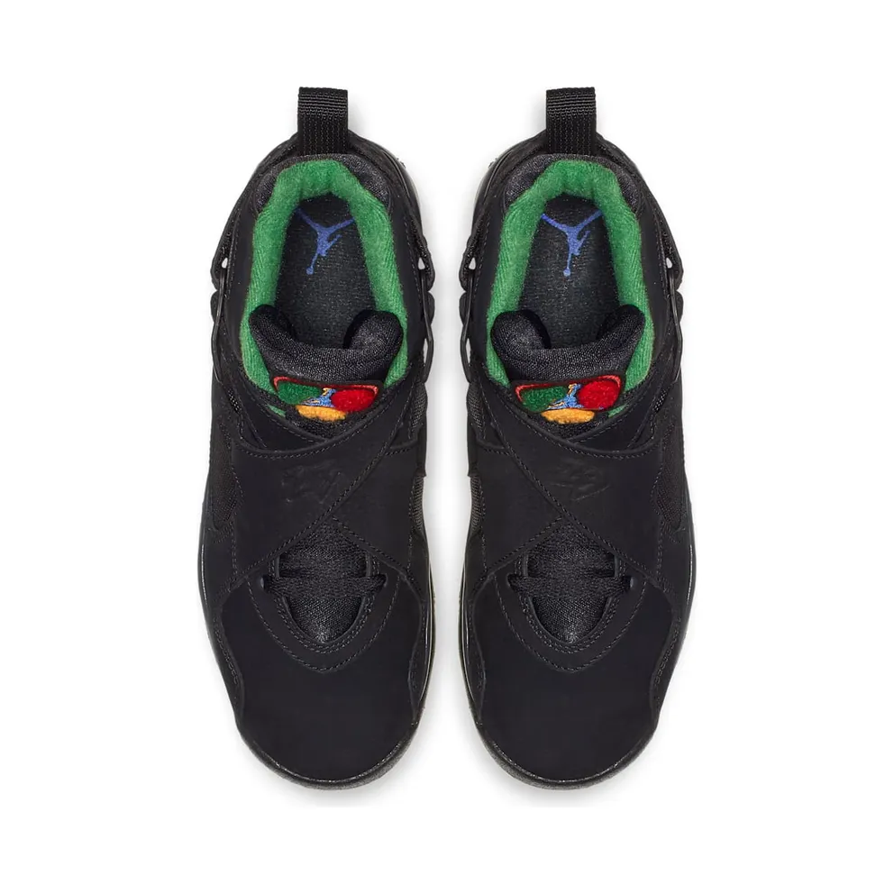 Jordan 8 Retro Tinker Air Raid (GS) Black/Light Concord-Aloe Green (305368-004)