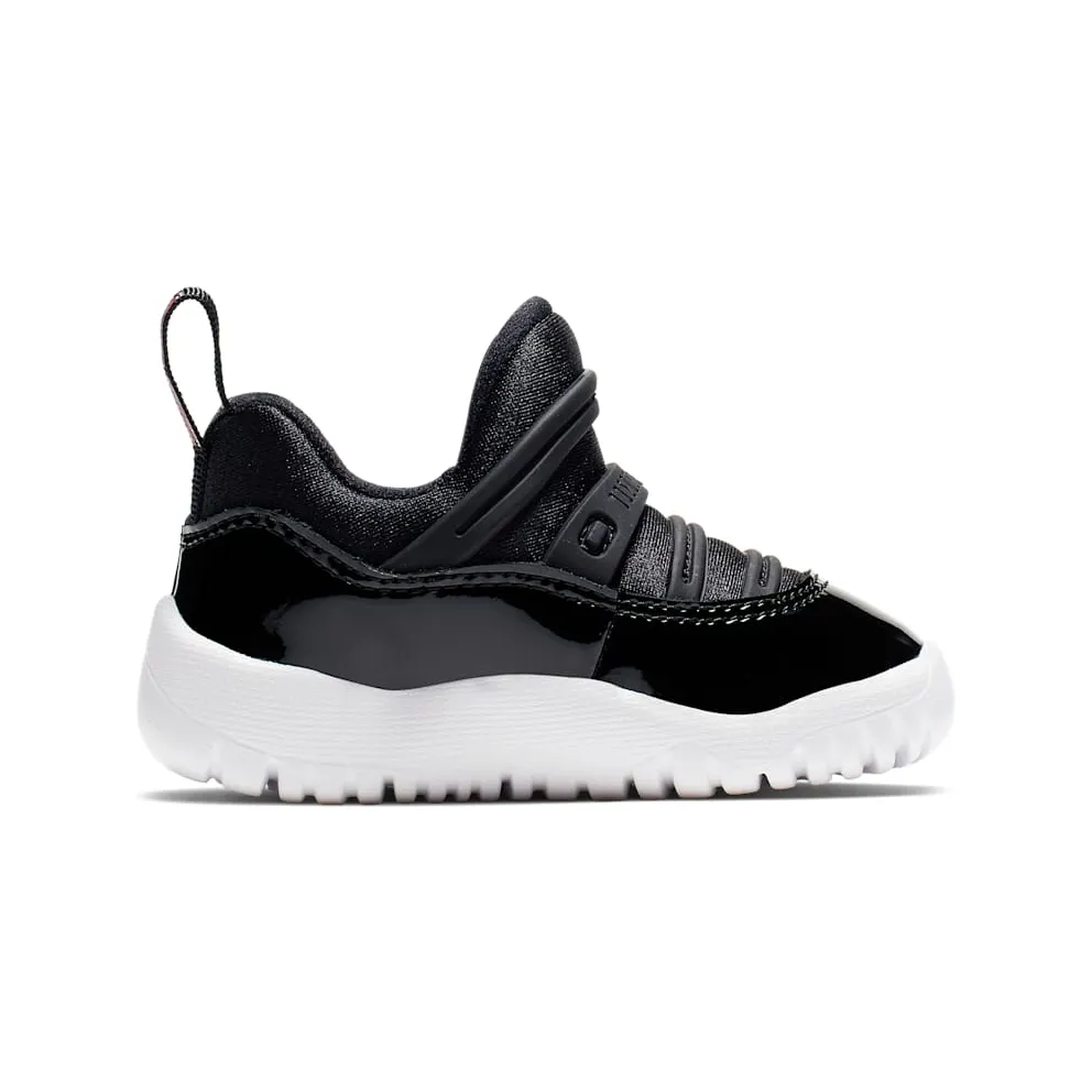 Jordan 11 Retro Little Flex 72-10 (TD) Black/White-Gym Red (BQ7102-002)