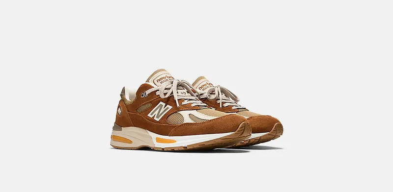 New Balance 991v2 MiUK Caramel Cafe (U991GB2)