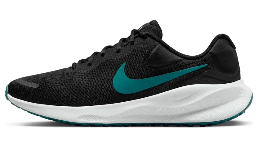 Nike Revolution 7 Black Pure Platinum Lime Blast Geode Teal (FB2207-004)