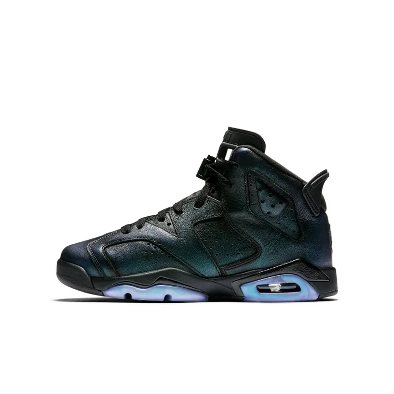 Jordan 6 Retro All Star 2017 “Chameleon” (GS) Black/Black-White (907960-015)