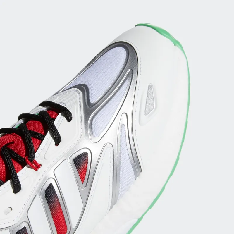 adidas Gamora ZX 2K Boost Silver Metallic / Cloud White / Scarlet (GX1205)