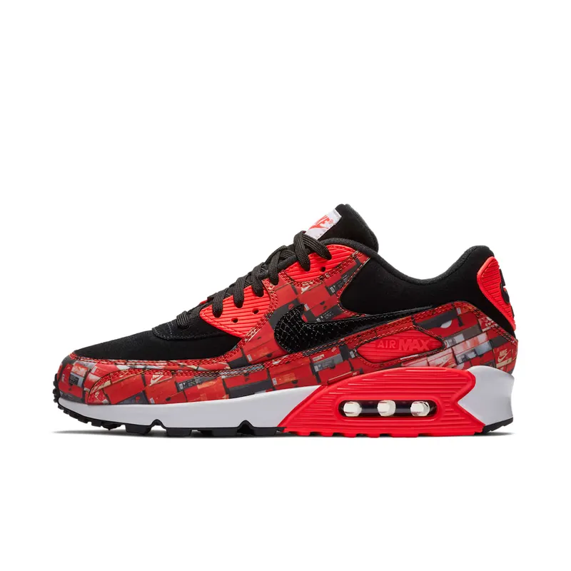Nike x Atmos Air Max 90 ‘We Love ‘ Box Pack (Bright Crimson) (2018) (AQ0926-001)