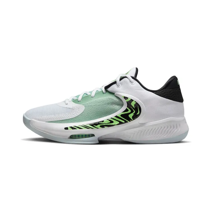 Nike Zoom Freak 4 “White / Black / Barely Volt” (DJ6149-100)