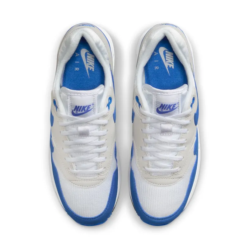 Nike Air Max 1 ’86 Premium White/Light Neutral Grey/Black/Royal Blue (DO9844-101)