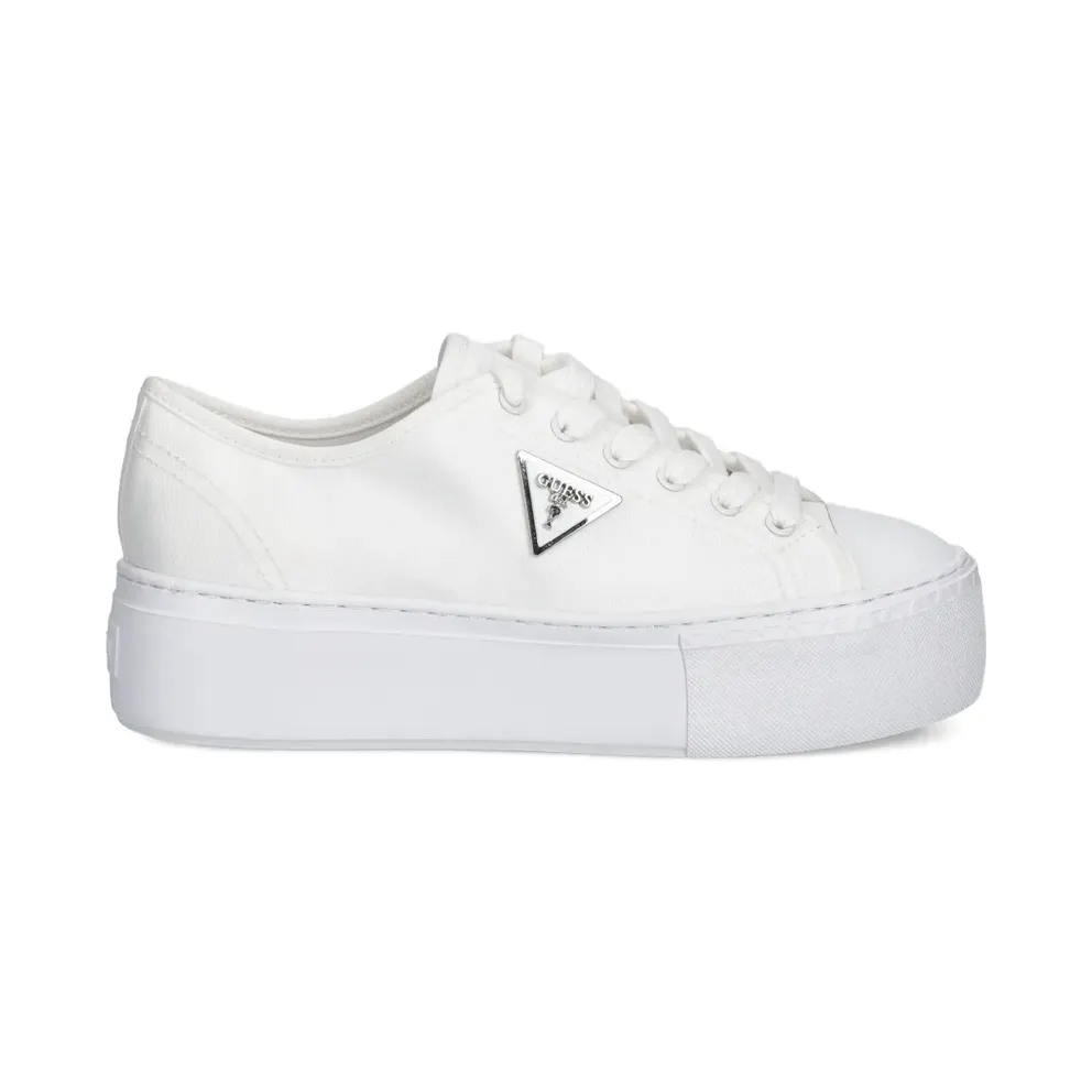 GUESS USA with plateauzool and logoplakkaat – White (FLTJO2FAB12)
