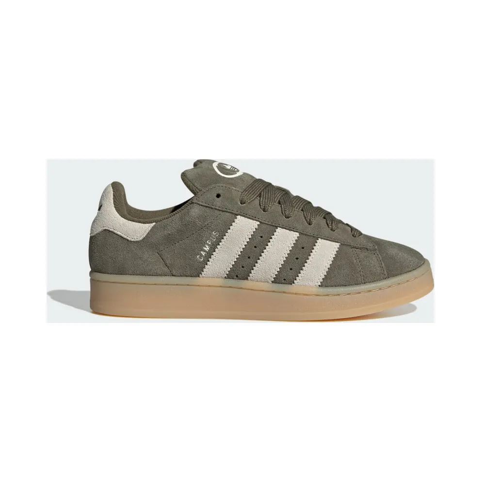 Adidas Campus 00s Medium Dark Khaki / Off White / Gum (JQ8355)