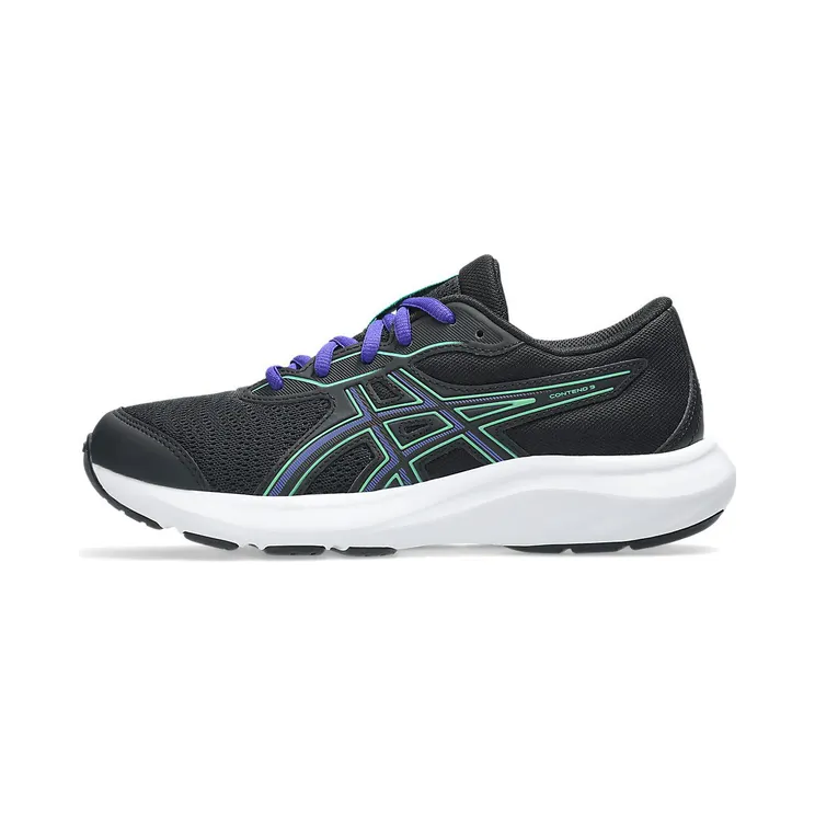 ASICS CONTEND 9 GS “Black / Vital Green” (1014A337-009)
