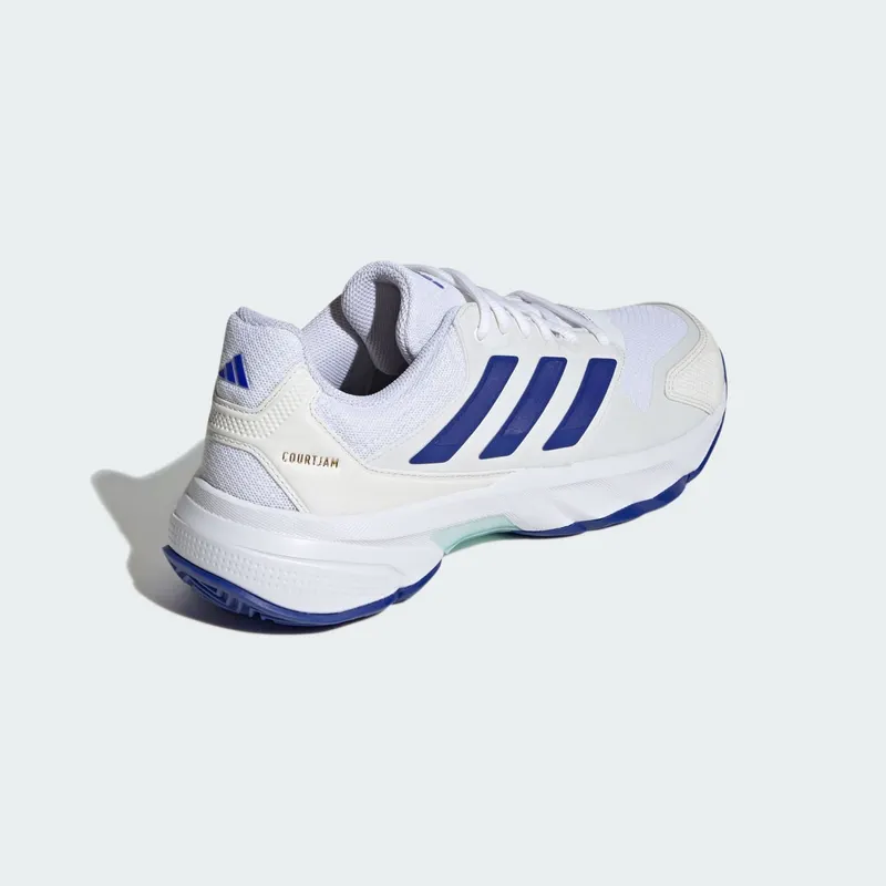 adidas Courtjam Control 3 Cloud White Lucid Blue Semi Flash Aqua (IF9136)