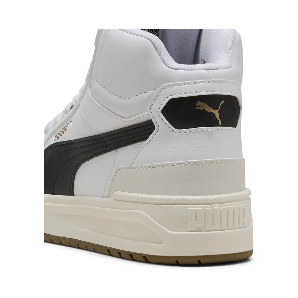 Puma Shuffle Downtown Mid “Puma White / Puma Black / Vapor Gray” (403743_04)