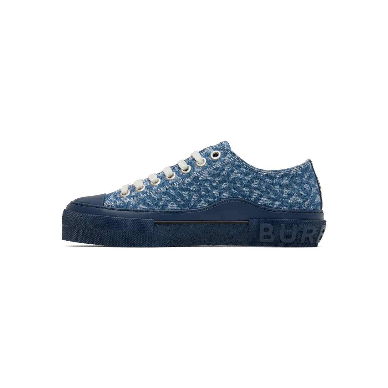 Burberry Blue Monogram Denim Sneakers (8055978) (3)