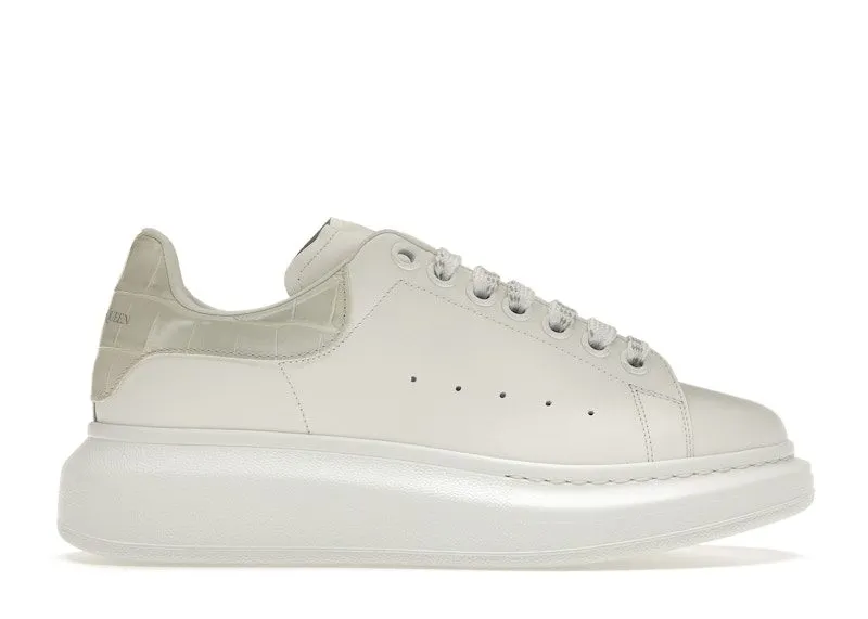 Alexander McQueen Oversized White Croc (718233WICG68959)