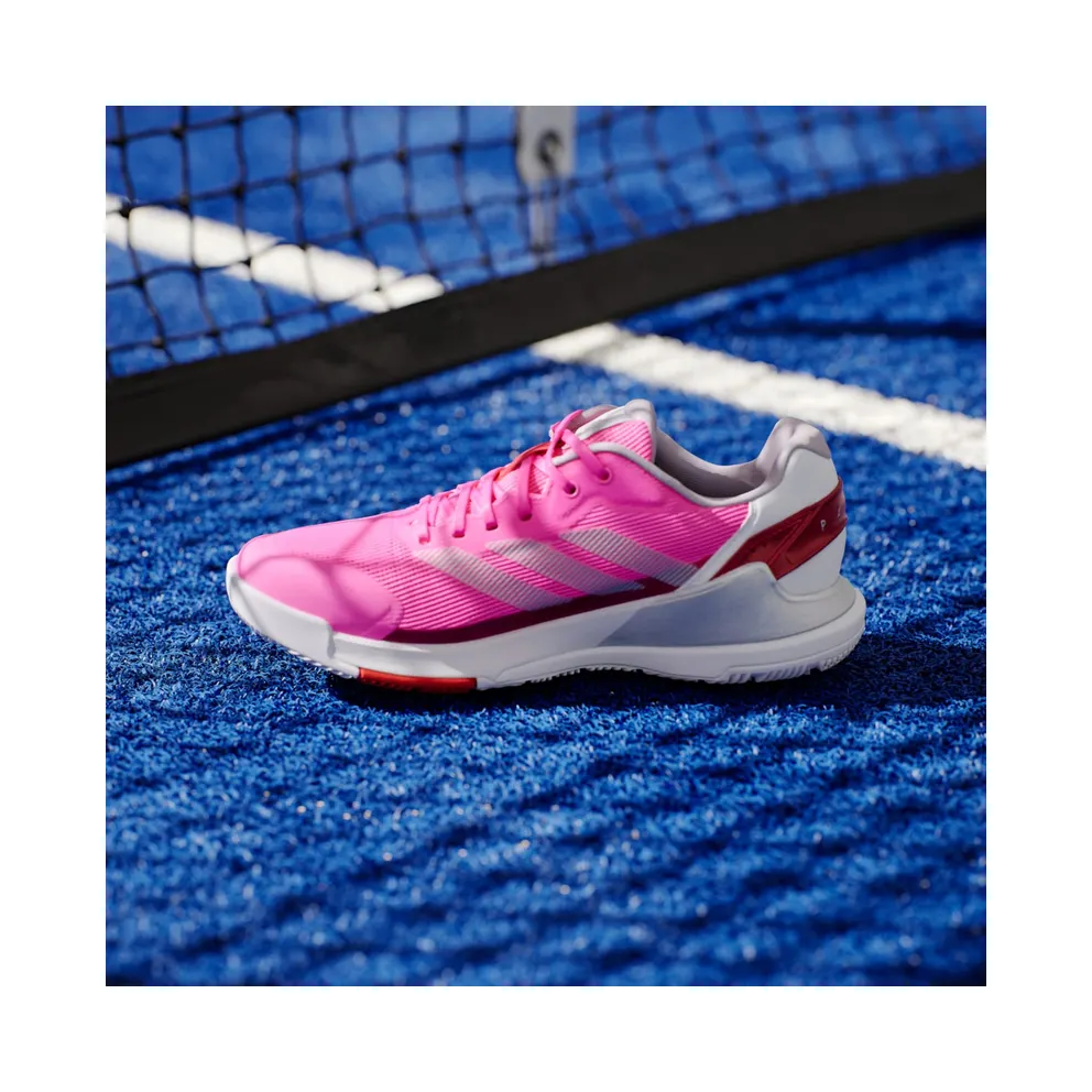 Adidas Crazyquick Lightstrike Padel Shoes Lucid Pink / Silver Metallic / Lucid Red (IH3395)