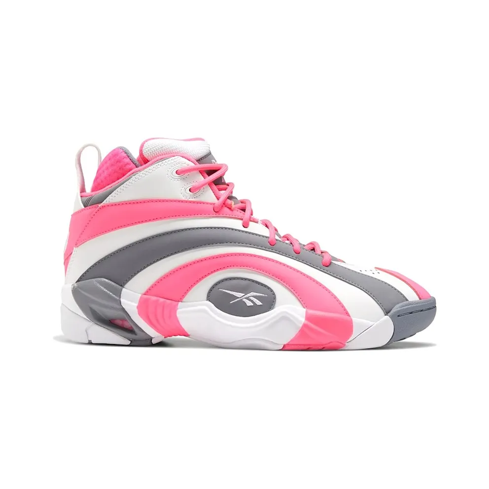 Reebok Shaqnosis Solar Pink White/Solar Pink-Skull Grey (Other Brands Reebok)