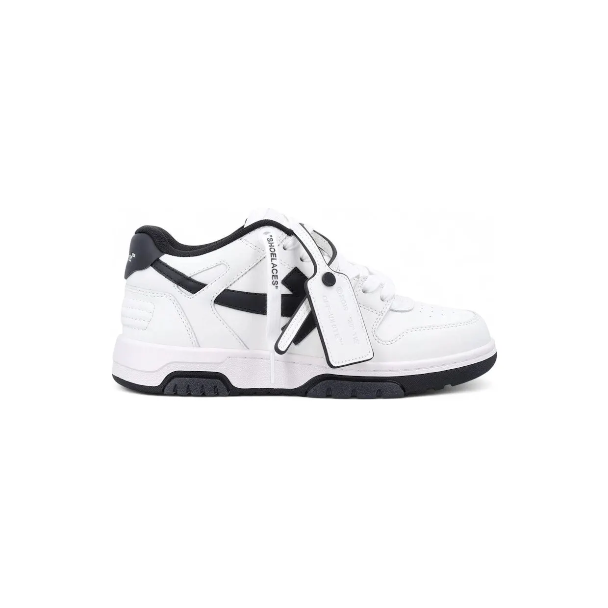 OFF-WHITE Out Of Office OOO Low Tops White Black Arrow (OWIA259C99LEA018.0110)