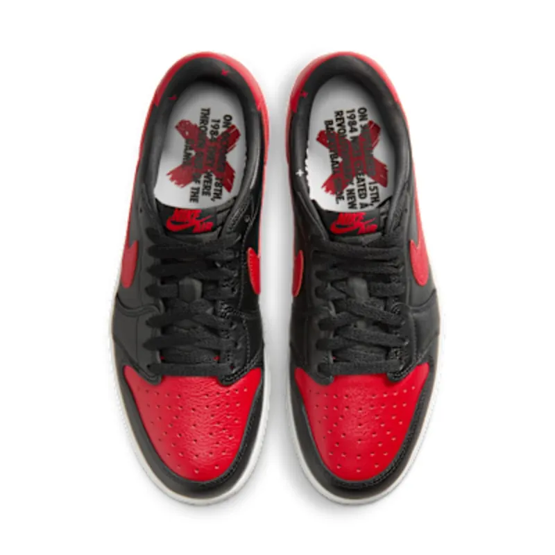 Air Jordan 1 Low “Banned (2026)”: de mythe gaat weer op tournee (4)