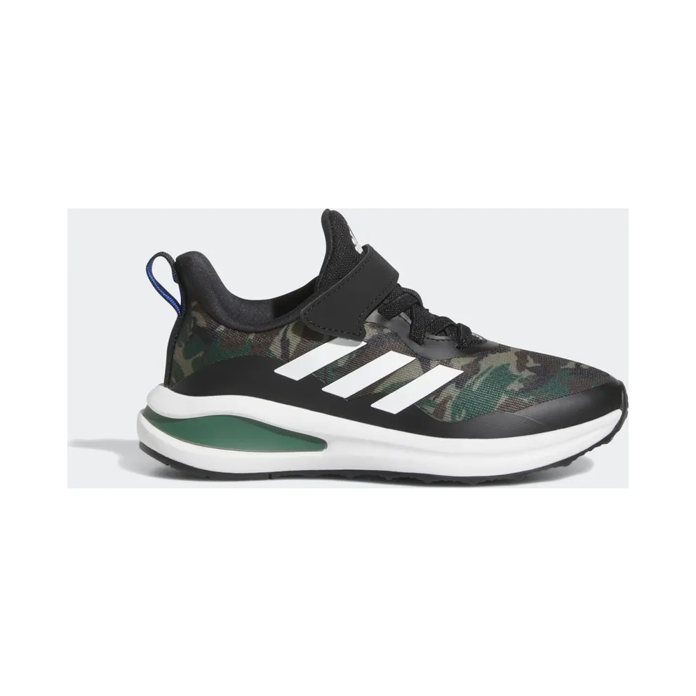 adidas FortaRun Sport Running Lace and Top Strap Laufschuh Core Black / Cloud White / Green Oxide (GV9473)