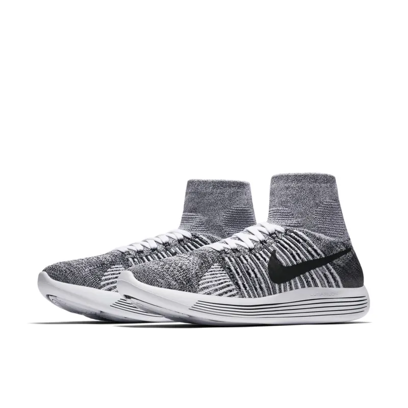 Nike Lunarepic Flyknit Oreo White/Black (818676-101)