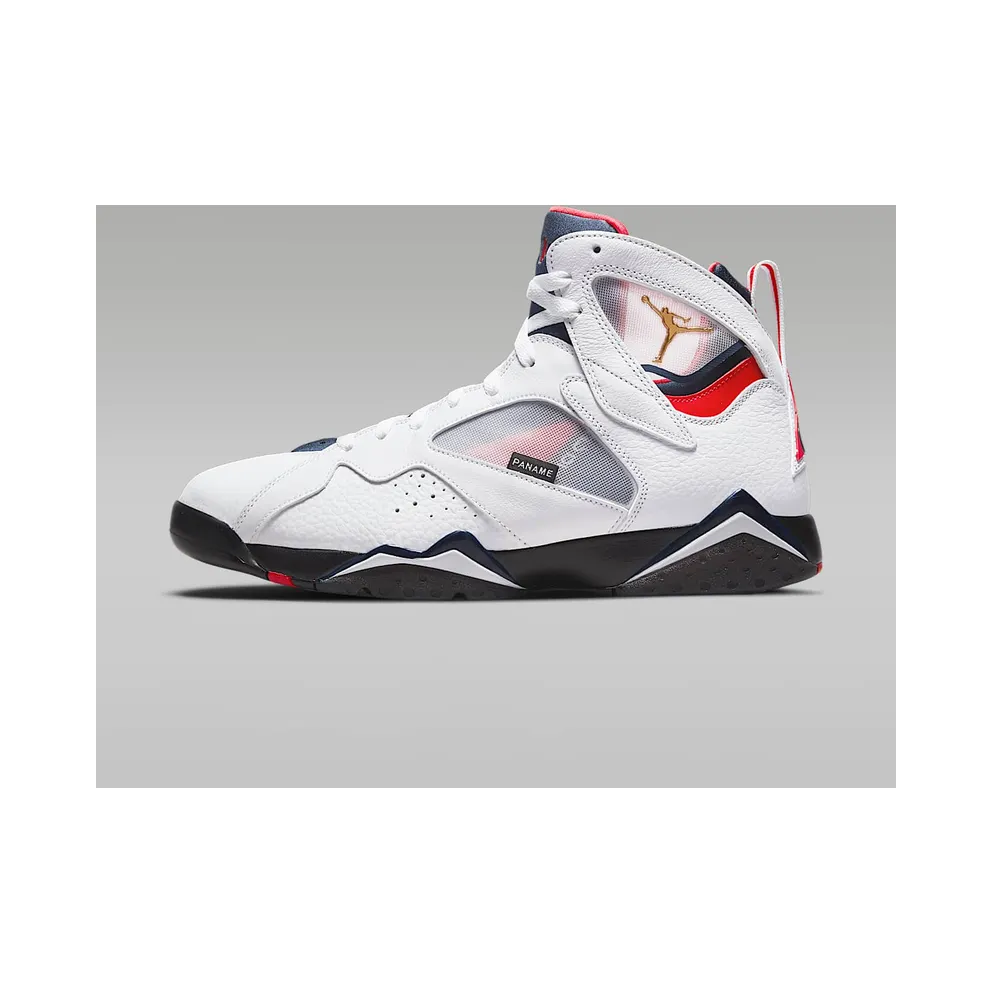 Air Jordan x PSG Retro 7 (2021) – “White / College Navy / Sport Royal / University Red” (CZ0789-105)