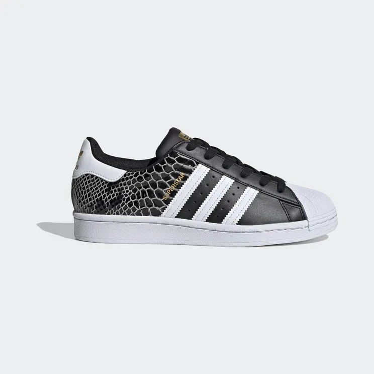 Adidas Superstar ‘Black Snakeskin’ Core Black/Cloud White/Gold Metallic (FV3327)