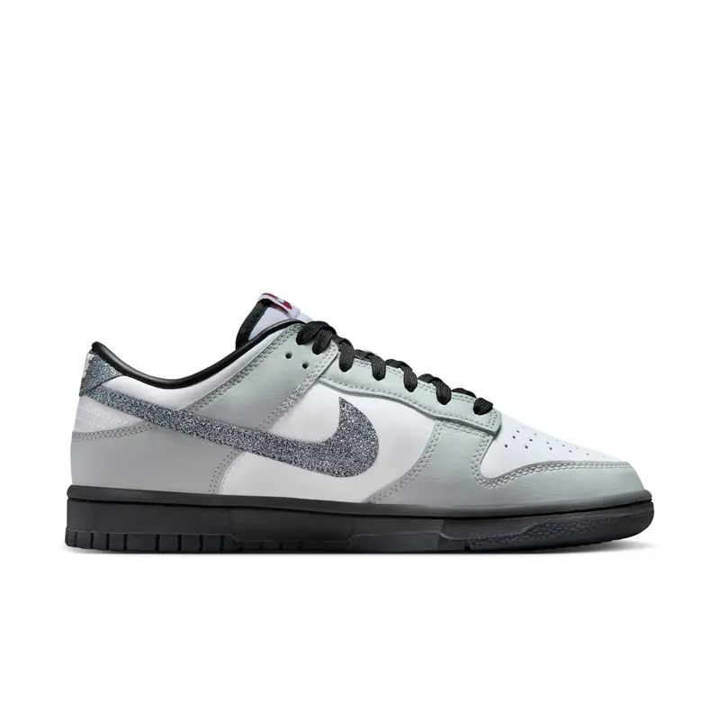 Nike Dunk Low LX “Glitter Swoosh White Light Smoke Grey” (HQ3462-191)