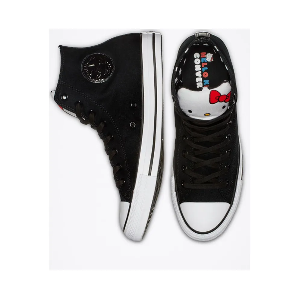 Converse Chuck Taylor All-Star Hi Hello Kitty Black (W) Black/Fiery Red-White (163910C)