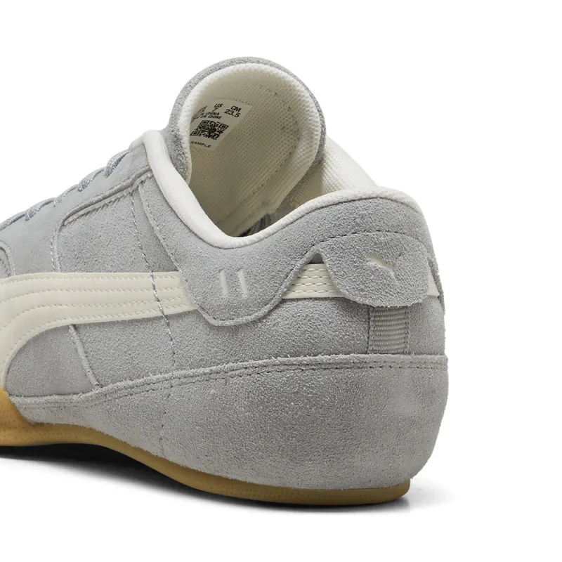 Puma Bella Mina Suède “Gray Echo / Gum” (407671_02)