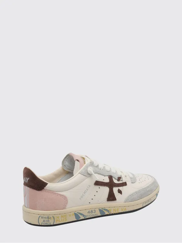 Premiata Clay Suede Sneakers with Studs White 1 (BSKTCLAYD8284) (2)
