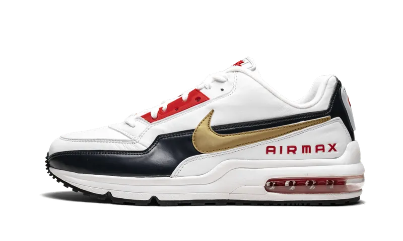 Nike Air Max LTD 3 PRM “White/Metallic Gold/Midnight Navy” (695484-186)