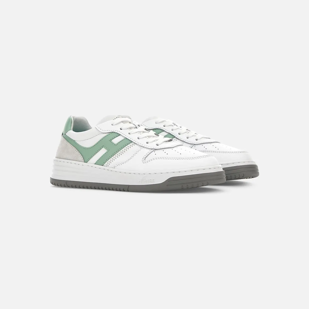 Sneakers Hogan H630 Green White Grey (HXM6300EU50ODZ0XPX)