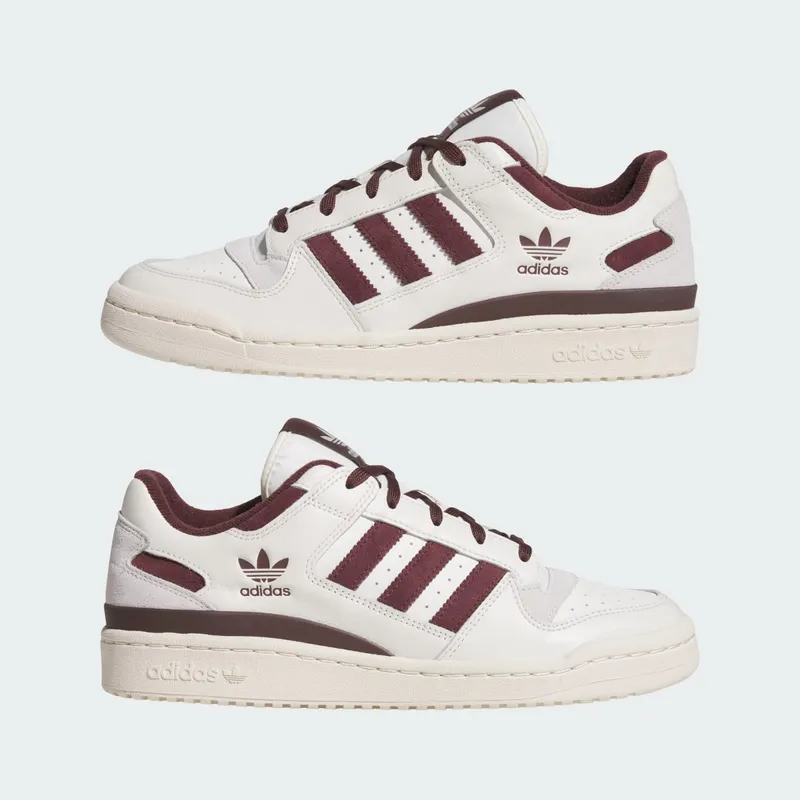 Adidas Forum Low CL Cloud White / Aurora Ruby / Wonder White (JQ0206)