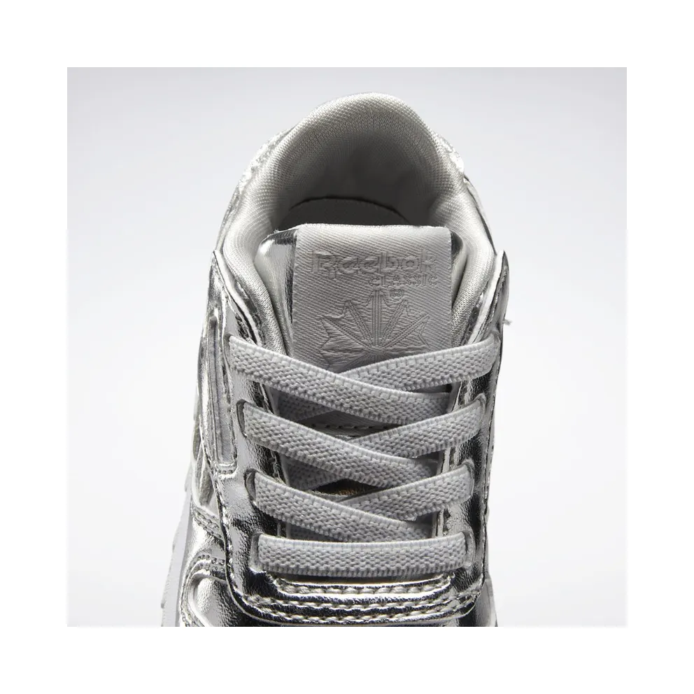 Reebok Classic Leather Shoes Silver Metallic / Silver Metallic / Cloud White