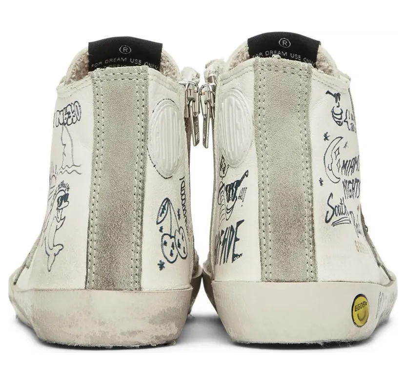 Golden Goose Kids White Francy Classic Sneakers (GYF00113.F002669.10220) (2)