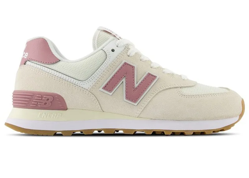 New Balance 574 Beige White Pink (WL574FLR)