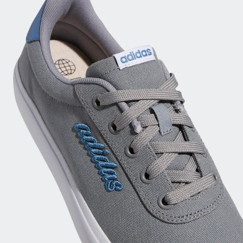 Adidas Vulc Raid3r Sustainable Lifestyle Skateboarding Logo Branding Grey Three / Altered Blue / Cloud White (GW5930)