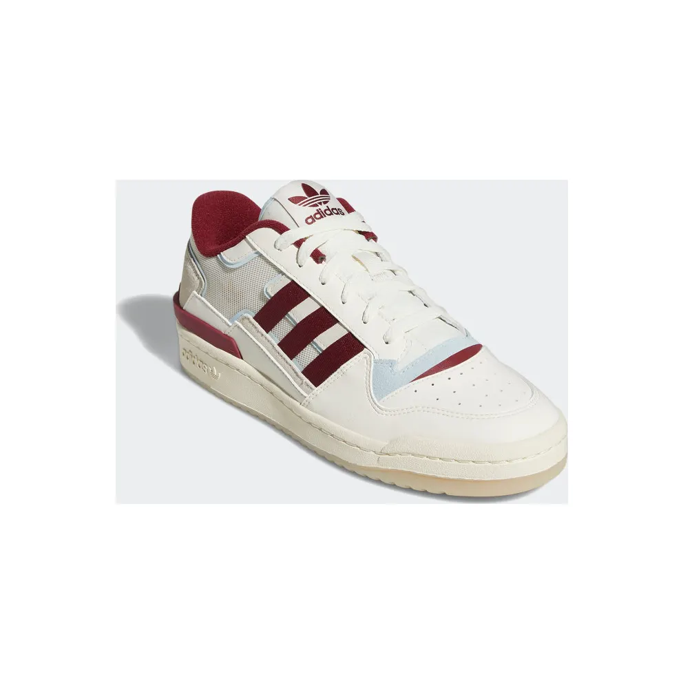 Adidas Forum Exhibit Low Off White / Collegiate Burgundy / Cream White (GW4358)