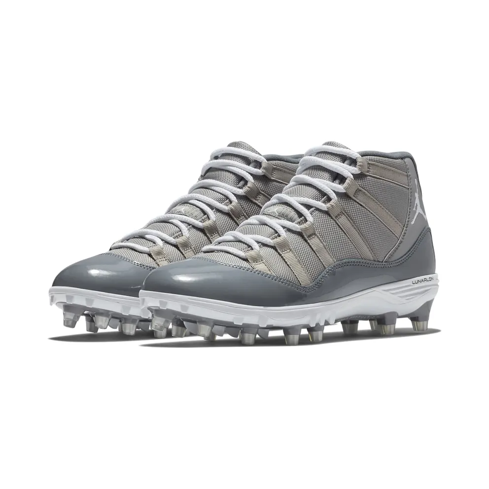 Jordan 11 Retro Cleat Cool Grey Medium Grey/White-Cool Grey (AO1561-003)
