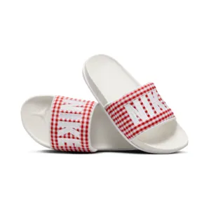 Nike Offcourt Slide Mystic Red Plaid “Mystic Red / Phantom / White” (FN6603-600)