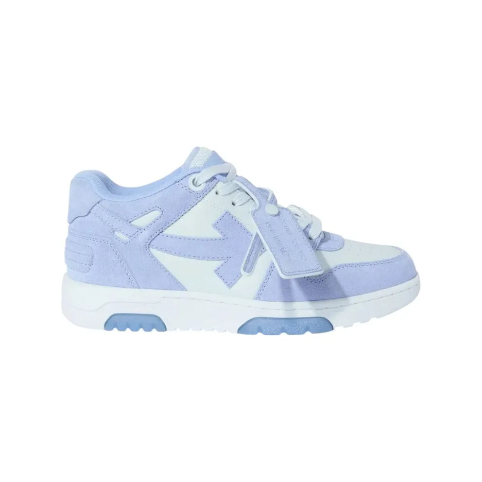 OFF-WHITE Out Of Office OOO Low Tops Dusty Blue Ice Out Suede (OMIA189S25LEA0074204)