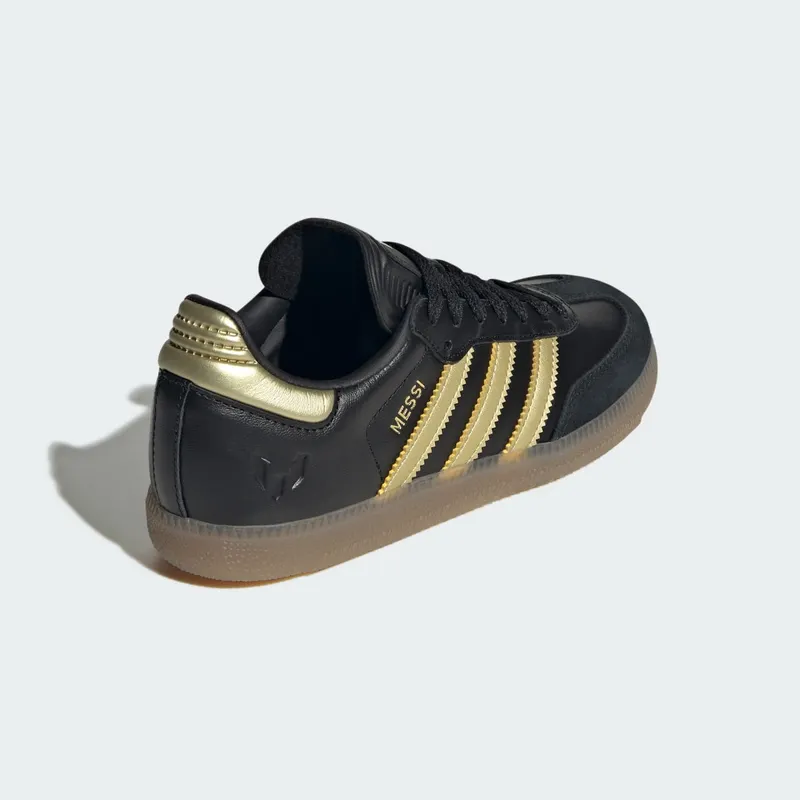 Adidas Samba Indoor GS “Gold Metallic / Gum” (JR6349)