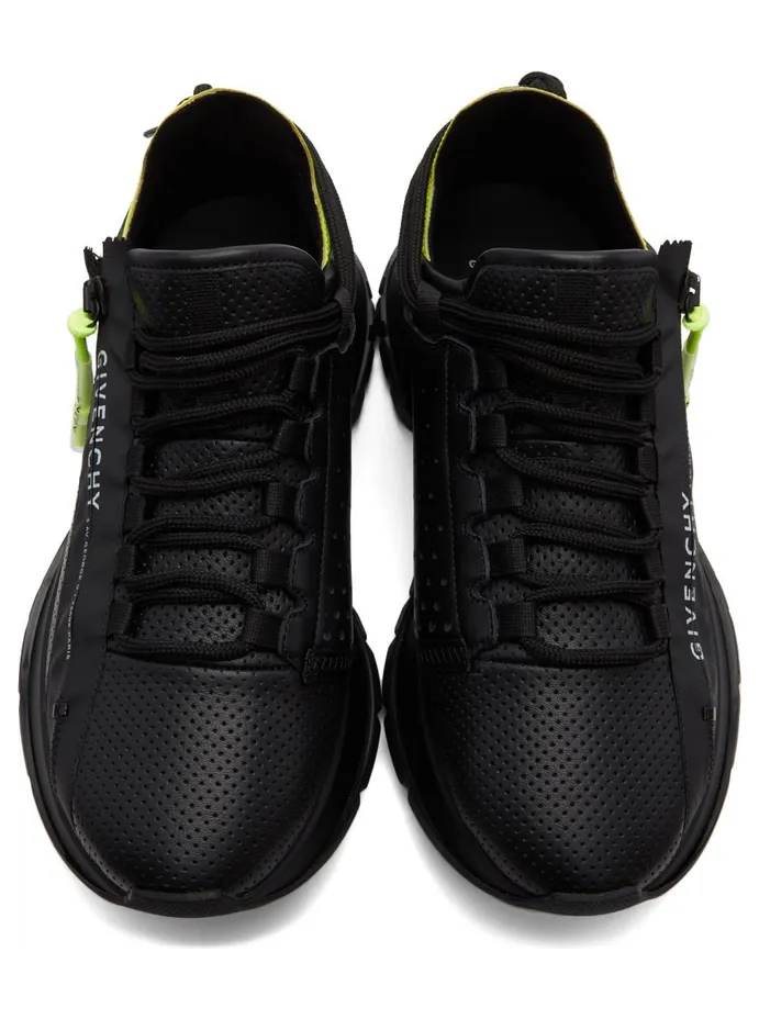 Givenchy Black & Yellow Spectre Zip Sneakers (BH003MH153) (5)