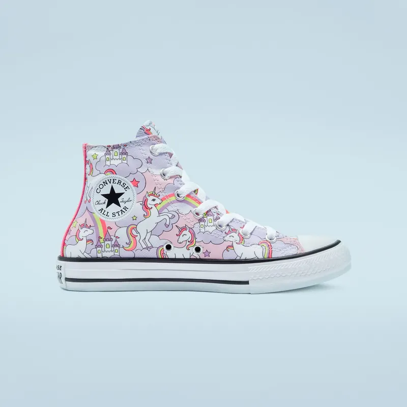 Converse CTAS HI PINK FOAM/MULTI/WHITE Pink Foam/multi/white (669107C)