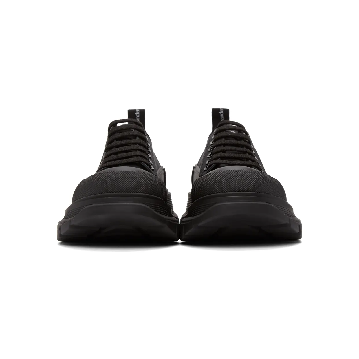 Alexander McQueen White & Black Tread Slick Graffiti Sneakers (682421W4RQ2) (2)