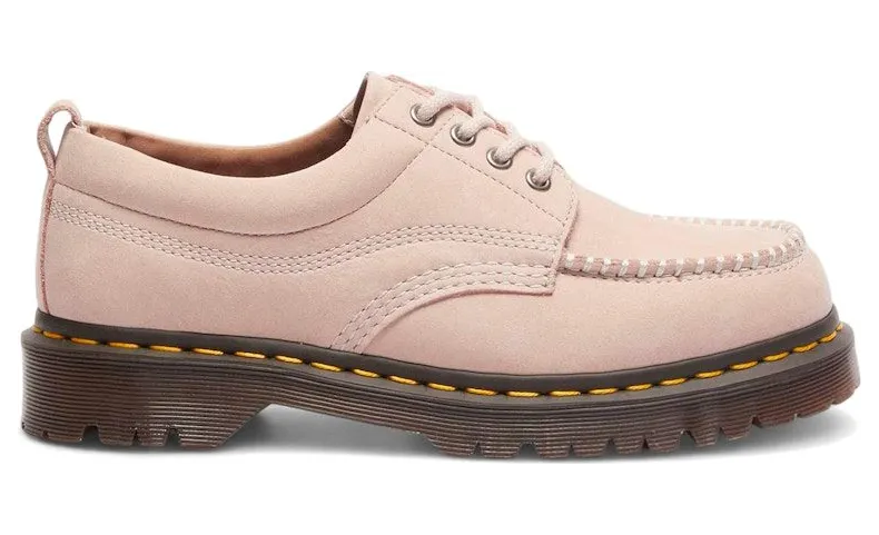 Dr. Martens Lowell Buttersoft Leather Moc Toe Shoes Powder Pink (40817650)
