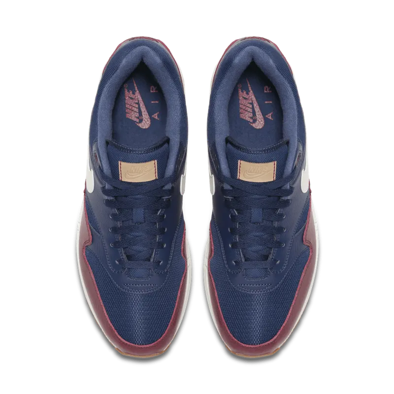 Nike Air Max 1 Navy Team Red Navy/Sail-Team Red-Gum Light Brown (AH8145-400)