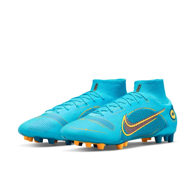 Nike Mercurial Superfly 8 Elite AG Chlorine Blue Laser Orange (DJ2841-484)